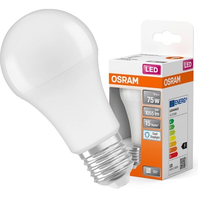 Osram LED žiarovka E27 A75 10W 75W 1055lm 6500K Cold 200° STAR