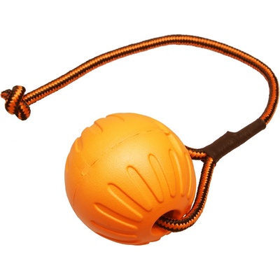Profizoo míček Foam se šňůrkou velký oranžová 9 mm x 53 cm