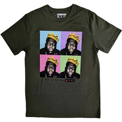 Notorious B. I. G Notorious B. I. G. Crown Pop Art Green XL Риза (BIGTS28MGR04)