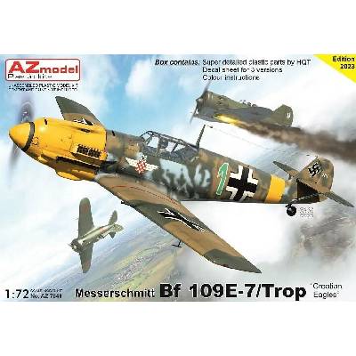 AZmodel Messerschmitt Bf 109 E 7/Trop „Croatian Eagles“ 1:72