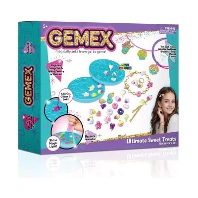 KIDSGRO Gemex: комплект за изработка на бижута от гел със скъпоценни камъни