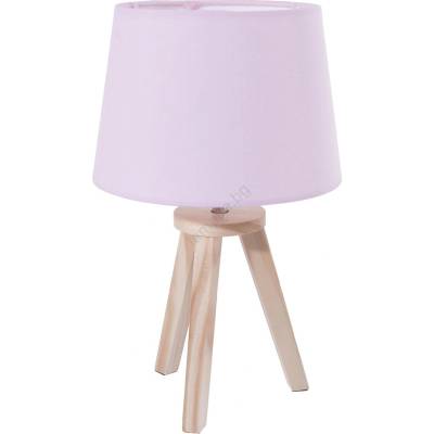 Atmosphera - Настолна лампа TRIPOD 1xE14/40W/230V борова/розова (P7152)