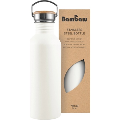 Bambaw Fľaša z nehrdzavejúcej ocele 750 ml Polar White