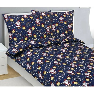 Bellatex bavlna obliečky Vianoce škriatok 140x200 70x90