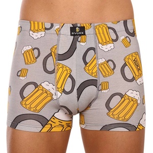 VoXX Мъжки боксерки VoXX многоцветни (Kevin-beer/big light grey) VoXX | Siv Mnogotsveten | МЪЖЕ | XL