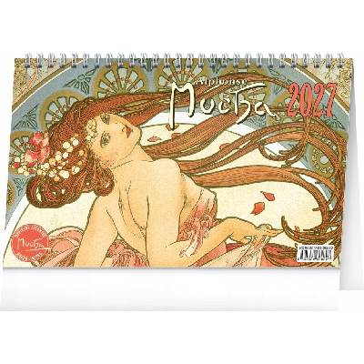 NOTIQUE Stolní Alfons Mucha 23,1 x 14,5 cm 2027