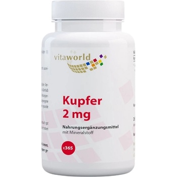 Image 1 of vitaworld Kupfer 2 mg | Copper Gluconate [365 Таблетки]