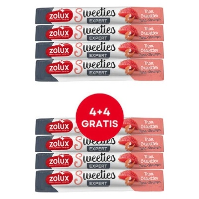 Zolux Sweeties s tuniakom a krevetami 4 x 14 g