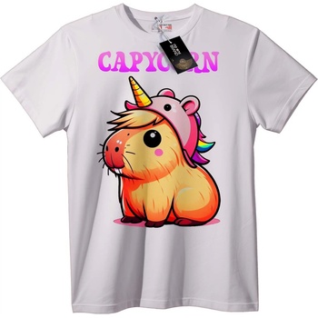 NOONEBRAND Тениска Capyorn Unicorn - XL, White