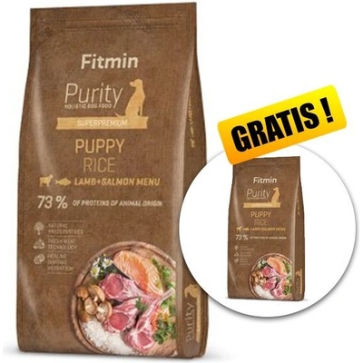 Fitmin Purity Puppy Rice Lamb & Salmon 14 kg