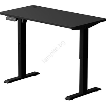 Milagro Регулируема височина бюро LEVANO 120x60 см черен (MI2342)