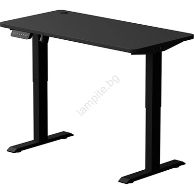 Milagro Регулируема височина бюро LEVANO 120x60 см черен (MI2342)