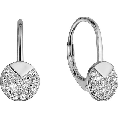 Pavona stříbrné náušnice se zirkony 11517.1 crystal