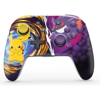 PowerA Enhanced Wireless Nano Kids Nintendo Switch/Lite/OLED Pokémon Pikcahu vs Gengar (NSGP0420-01)