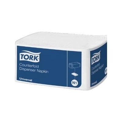 Tork bílé Counterfold ubrousky do zásobníku 1V 1 balení = 300 ubrousků N1 10935