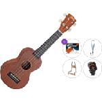 Mahalo MJ1 Standard SET Transparent Brown Сопрано укулеле (MJ1-TBRK-STANDARD-SET)