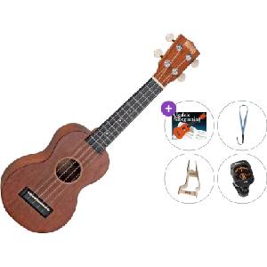 Mahalo MJ1 Standard SET Transparent Brown Сопрано укулеле (MJ1-TBRK-STANDARD-SET)