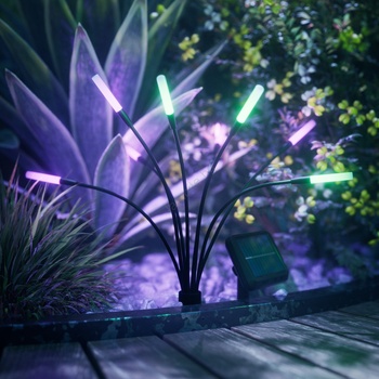 Nanoleaf N7001K00-2SF - Комплект 2 бр. соларни лампи LED RGBW, 1200 mAh, IP65 + дистанционно управление (NL0069)