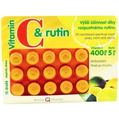 Rosen C+rutín 400 mg 15 tabliet