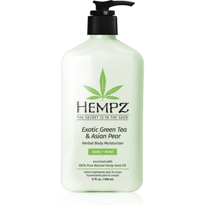 HEMPZ Exotic Green Tea & Asian Pear хидратиращо мляко за тяло 500ml