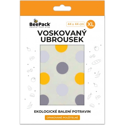 Beepack Voskovaný ubrousek barevné puntíky 44x44cm