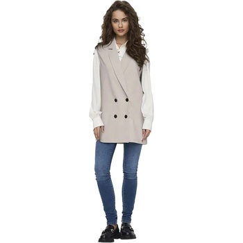 JDY Елек Jdy Geggo Life waistcoat - Beige (Chateau Gray)