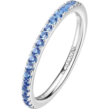 Brosway strieborný prsteň Fancy Freedom Blue FFB65