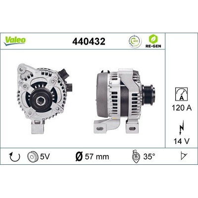 Alternátor VALEO 440432 440432