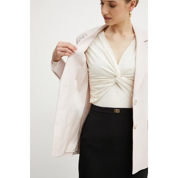 BOSS Сако boss в розово с едно копче с изчистен дизайн 50537451 (50537451)