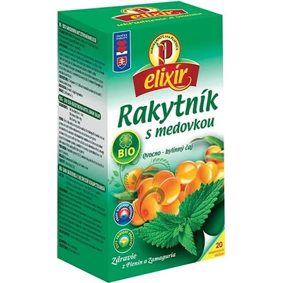 Agrokarpaty Rakytník s medovkou Bio ovocno bylinný čaj 20 x 2 g