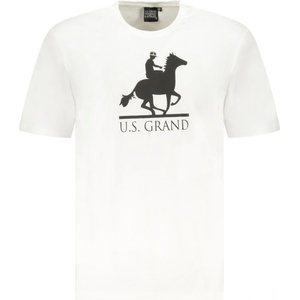 U. s. grand polo Тениска с къс ръкав за мъже us grand polo, Размер m, Цвят Бял (au02646_bi6bianc)