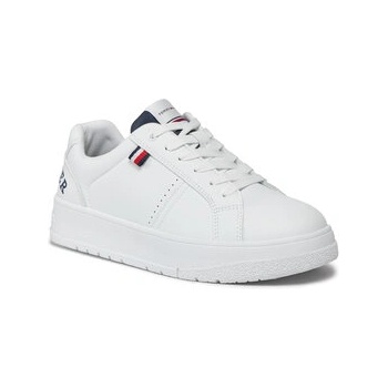 Tommy Hilfiger Сникърси Logo Low Cut Lace-Up Sneaker T3X9-33360-1355 S Бял (Logo Low Cut Lace-Up Sneaker T3X9-33360-1355 S)