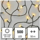 Emos 500 LED reťaz 50 m vonkajšia aj vnútorná teplá biela časovač D4AW06