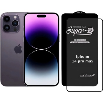 Mietubl Закалено стъкло Mietubl Super D за iPhone 14 Pro Max - Черно KP29833 (29833)