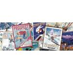 Ravensburger - Puzzle Vintage Ski-Poster panorama - 1 000 piese