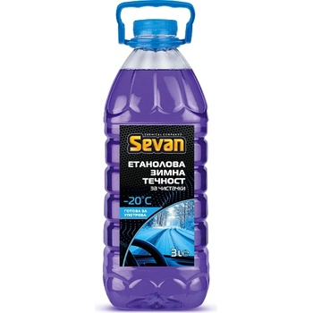 SEVAN ТЕЧНОСТ ЗА ЧИСТАЧКИ sevan ЗИМНА ЕТАНОЛ -20°С 3l (91557)