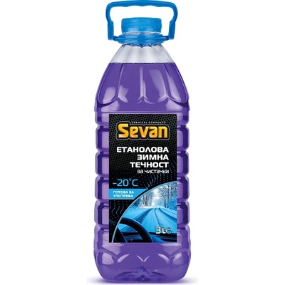SEVAN ТЕЧНОСТ ЗА ЧИСТАЧКИ sevan ЗИМНА ЕТАНОЛ -20°С 3l (91557)