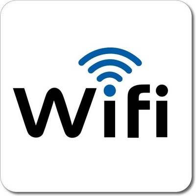 A-Z Reklama CZ Informační symbol - Wifi - text - Samolepka – kód ET12INFOR1007