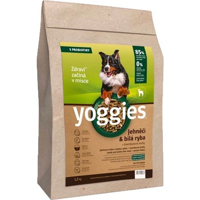 Yoggies jahňacie a biela ryba lisované za studena s probiotikami 90 g