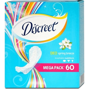 Discreet Ежедневни превръзки Discreet Ultra - Deo Spring Breeze, 60 броя