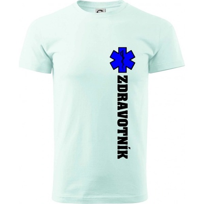 Hvězda života zdravotník klasické pánské triko frost