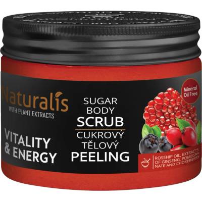 Naturalis cukrový telový peeling vitality & energy 250 g
