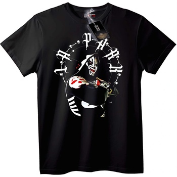 NOONEBRAND Тениска Joker с Готически Дизайн - 2XL, White
