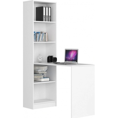 Ak Furniture Smart s regálem bílý