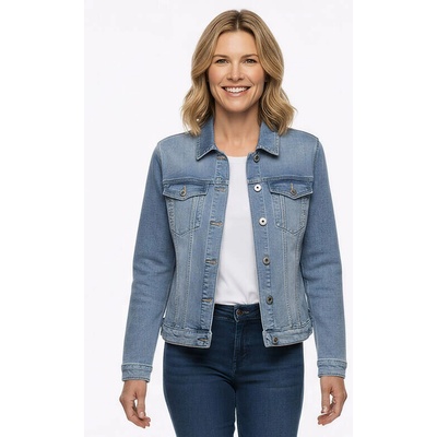 Sabine Geisha Jeans jacket modrá mid blue denim
