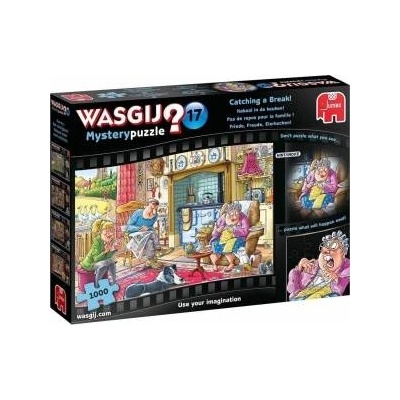 Jumbo Wasgij Mystery 17 Friede, Freude, Eierkuchen 1000 Teile Puzzle (19175)