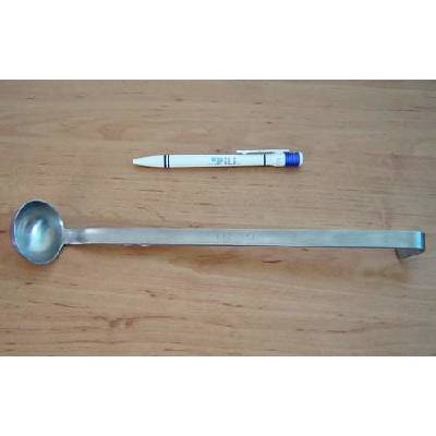 Naběračka 0,03 l s háčkem D=6 cm profi pevná