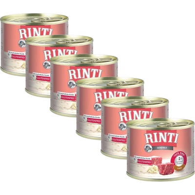 RINTI Консерва RINTI SENSIBLE говеждо + ориз 6 x 150 г
