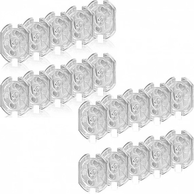 reer Предпазители за контакт Reer - 32069, 20 броя, прозрачни (32069)