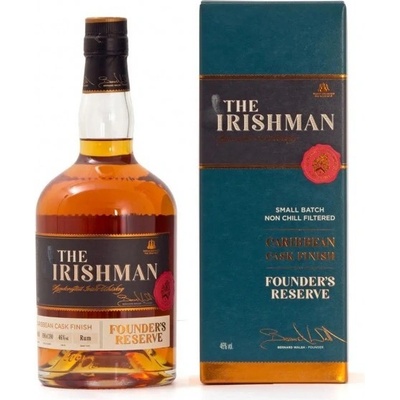 The Irishman Founders Caribbean Finish 46% 0,7 l (karton)